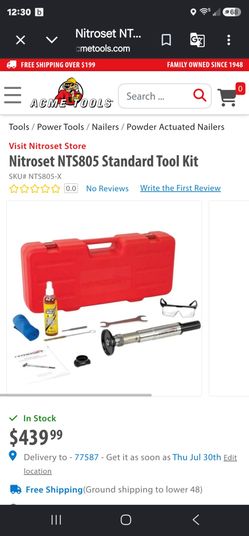 Fastening tool for concrete