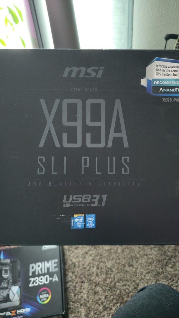 Msi x99a plus w/ intel 5820k