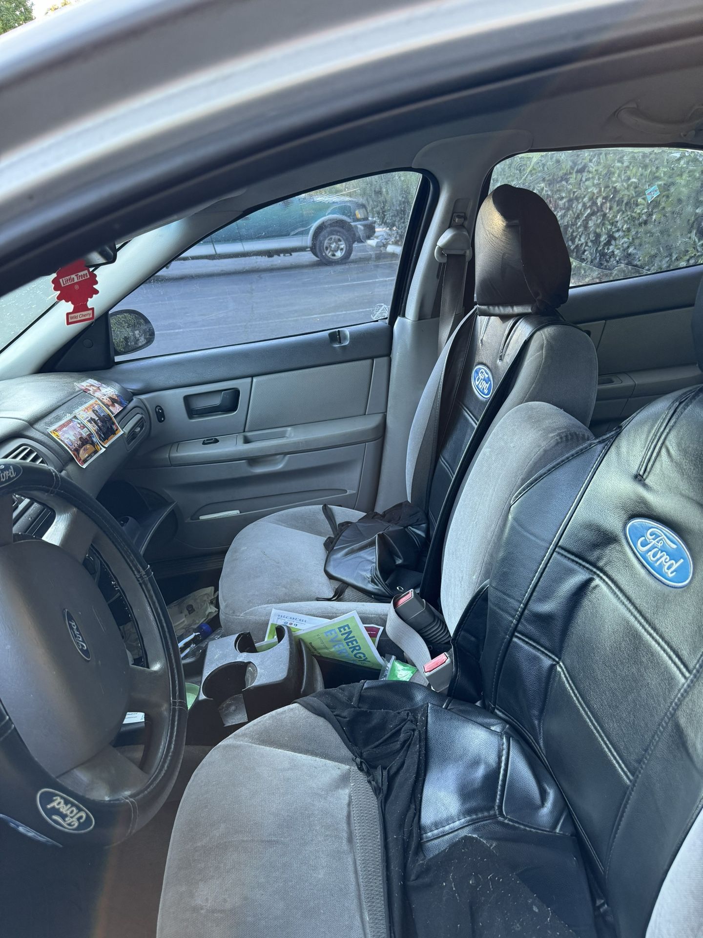 Ford racing Seat + Steering wheel Covers