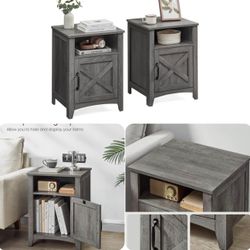Set Of 2 Nightstands 