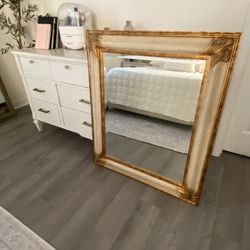 Antique Large Mirror 