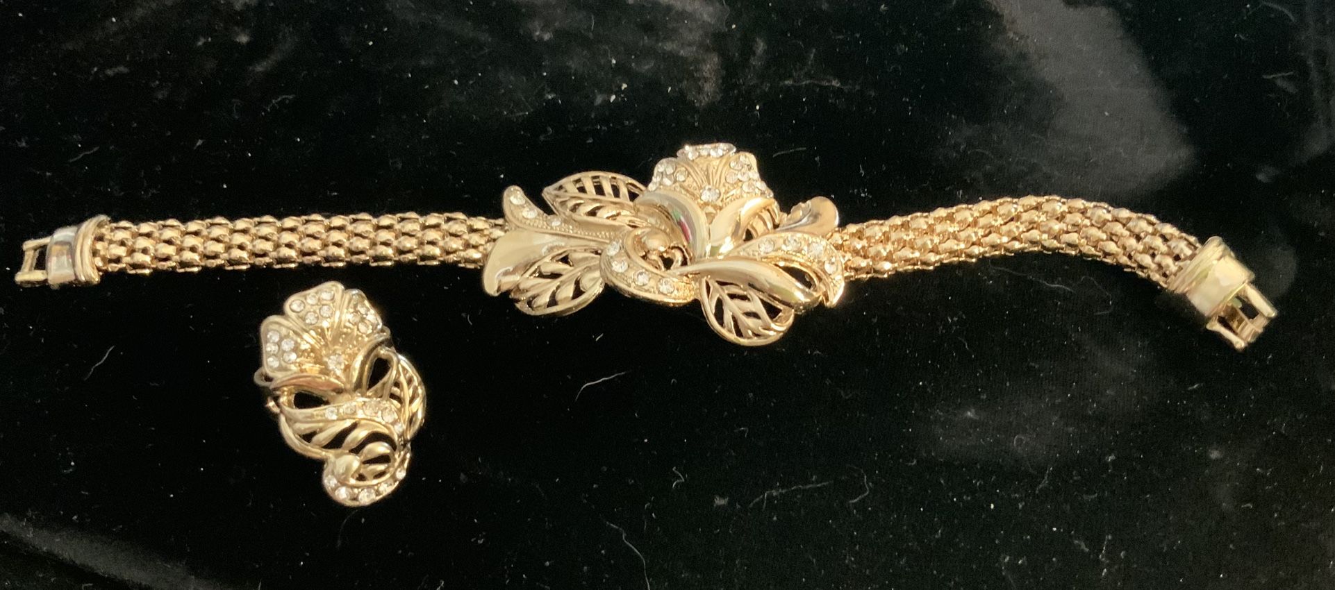 Vintage Bracelet And Ring Set