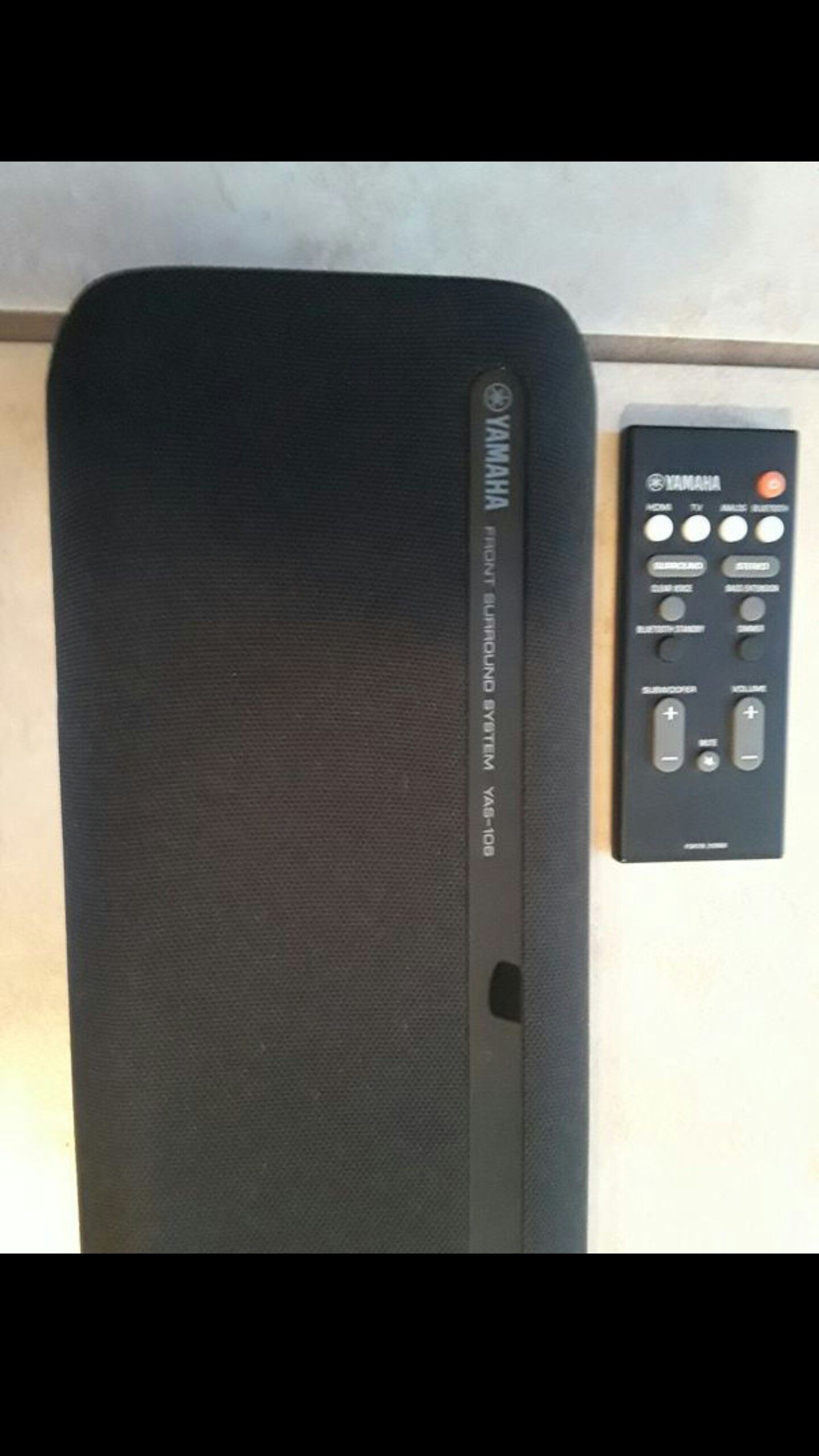 Yamaha yas-106 sound bar