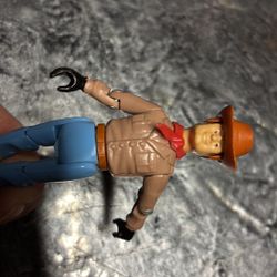 1977 Biewan Barter Tiny Tuff’s Cowboy Action Figure. 3.75”