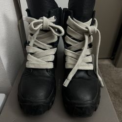 Rick Owens Jumbo Lace Bozo Boots 