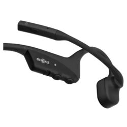 Shokz OpenComm2 Bone Conduction Stereo Bluetooth Headset 2025 Upgrade - Black