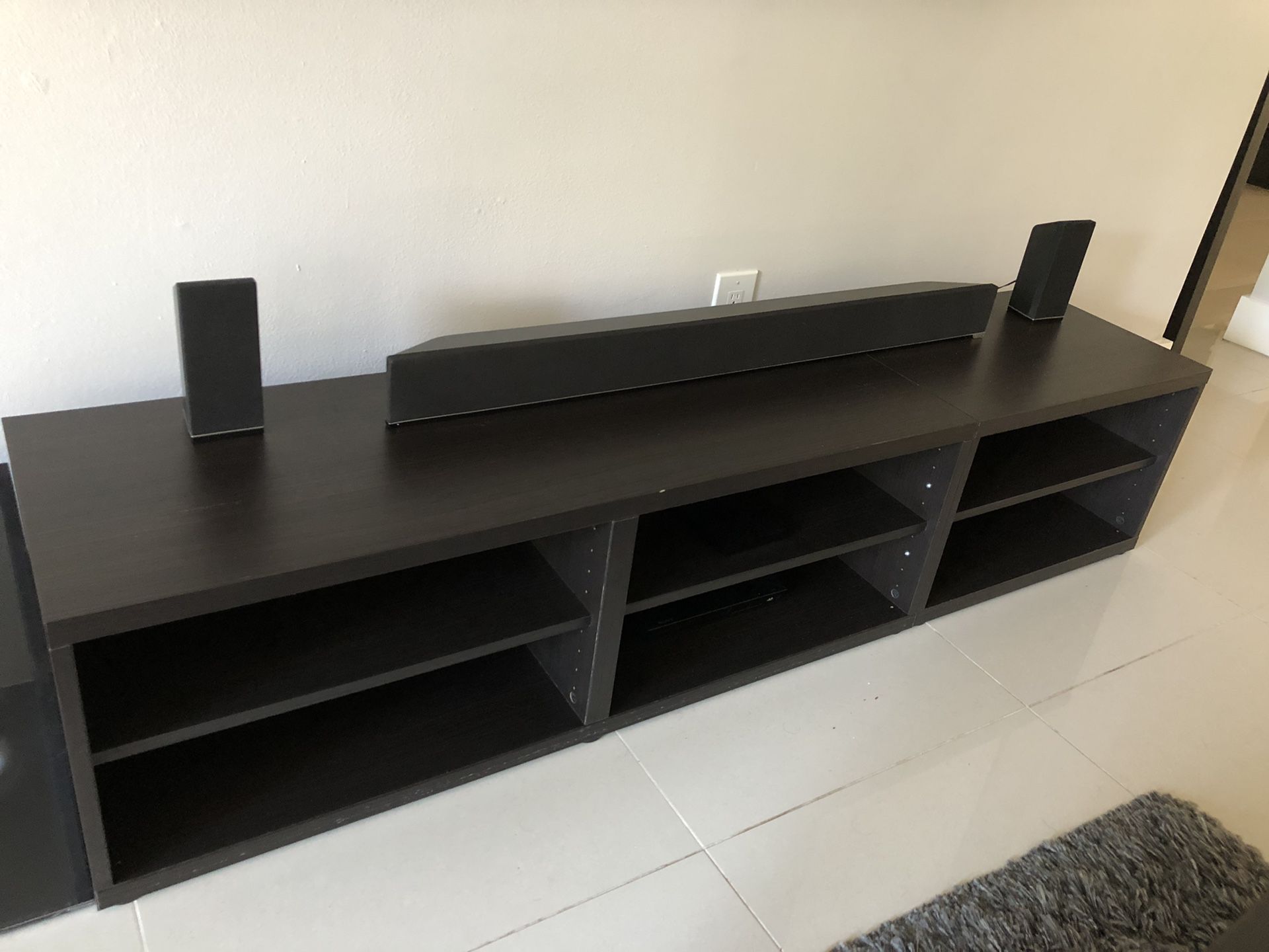 IKEA Besta TV Stand black/brown 70 inches long