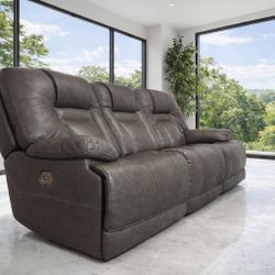 Electric Leather Recliner 