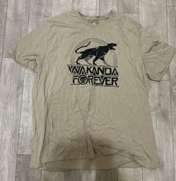 Marvel Black Panther Graphic T-Shirt Cream Men's XXL