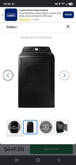 Samsung Dryer New
