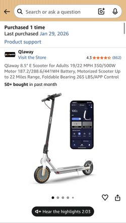 Qlaway Electric Scooter