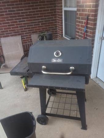 FlamePro Black Barrel Charcoal Grill