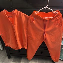 Women’s FIGS Scrubs SUNSET ORANGE