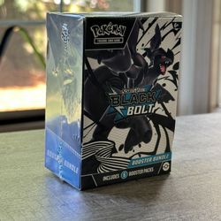 Pokemon Scarlet Violet Black Bolt Booster Bundle FACTORY SEALED