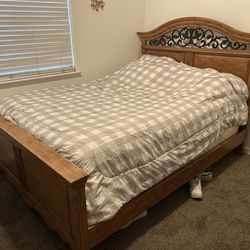 Queen bed frame