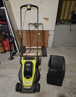 RYOBI ONE+ HP 18V Brushless 16 in. Battery Mower 