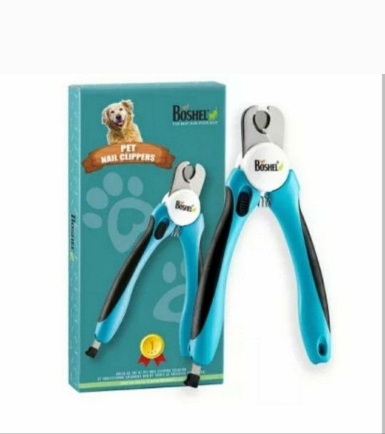 BOSHEL Dog Nail Clippers with Safety Guard