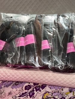 6 pack black brown #1B/30 hair extensions 20 “ pre stretched