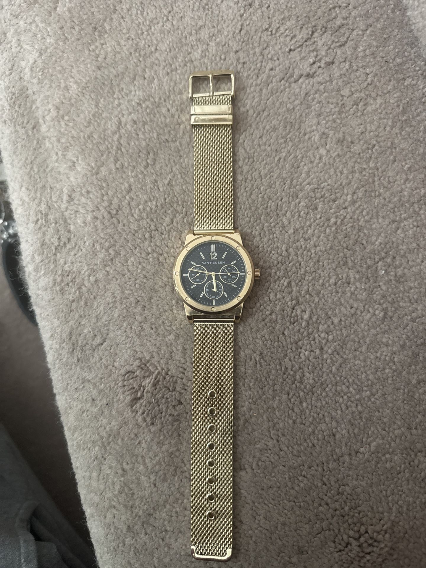Van Heusen Gold Mesh Watch