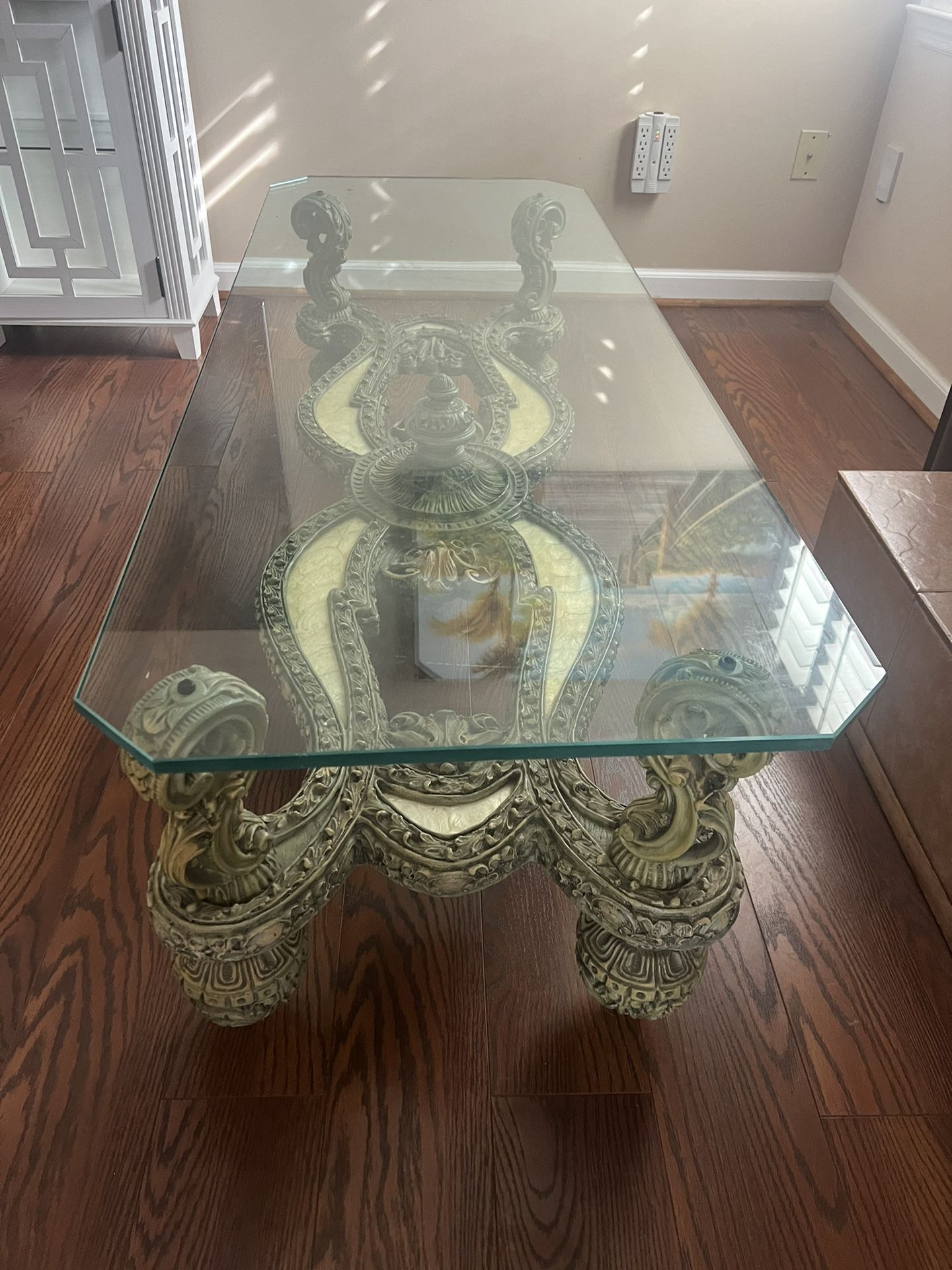 Antique Glass Coffee/Center Table