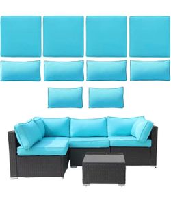 New! Outdoor cushions 10 Pieces