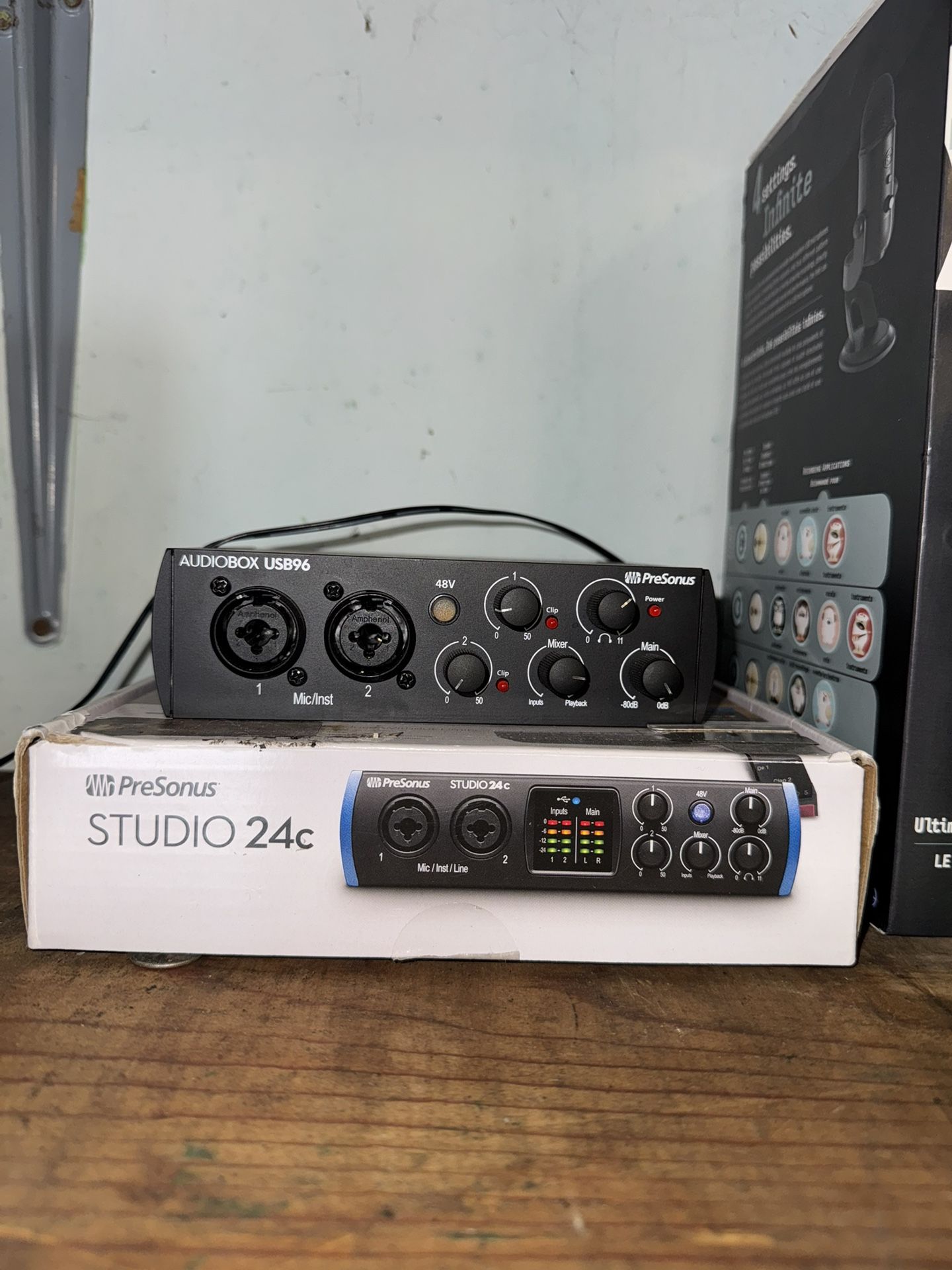 Shure SM7B And PreSonus 24c