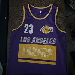 Lakers Lebron James 23 Jersey Sz: Large