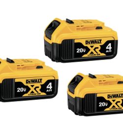 Dewalt 4AH Battery 3 Pack 