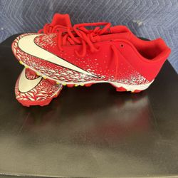 NIKE VPR Fastflex Low Football Cleats red/white Sz 13