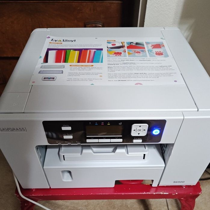 Sawgrass Sublimation Printer Sg500 And A Silhouette Cameo Pro 4