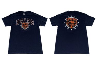 Chicago Bears T Shirt Mens Medium New 2 Sided Tee