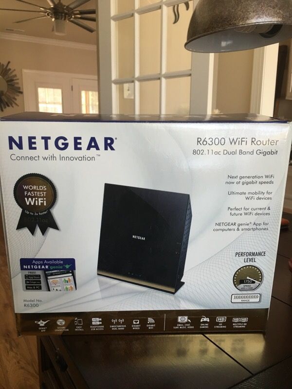Netgear R600 wifi router 1750 speed whit NETGEAR GENIE AVAILABLE APP