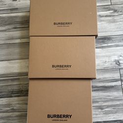Empty Burberry Boxes