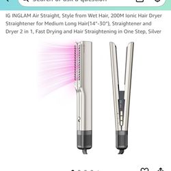 Inflammation Hair Straightener 