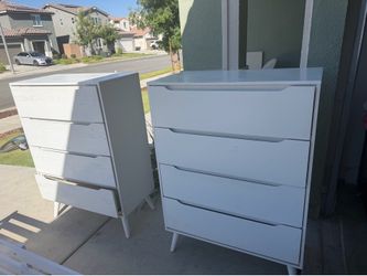 Two dressers does have some wear