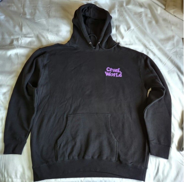 Cruel World 2022 Pasadena CA Music Concert Black XL Graphic Print Hoodie Sweater