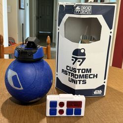Star Wars Disney Galaxy’sEdge Droid Depot Astromech Unit Blue Black 8 BB8. Fun!