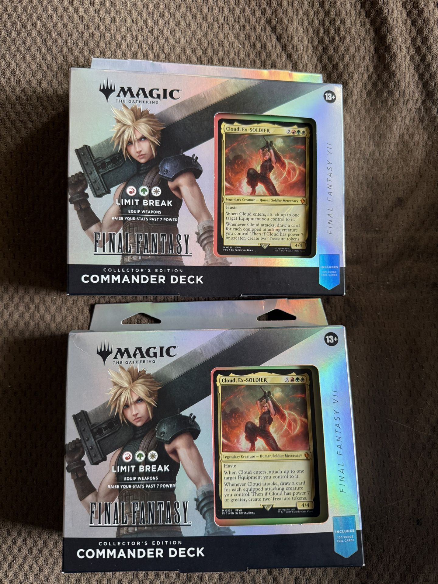 Final Fantasy Cloud Commander Deck Limit Break Collector's Edition *In Hand*