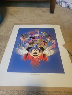 Disneyland 'Where The Magic Began' Limited Release 2005 Print