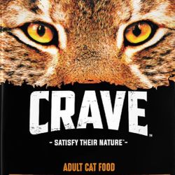 CRAVE Grain Free Adult High Protein Natural Dry Cat Food with Protein from Chicken, 10 lb. Bag