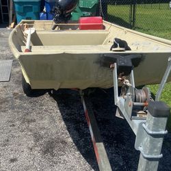 12 ft flat bottom boat 