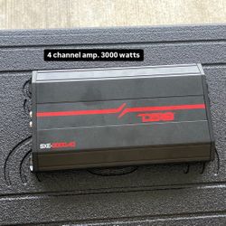 4 Channel Amp 3000 Watts