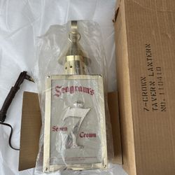 Vintage Lattern Liquor Light Up Sign