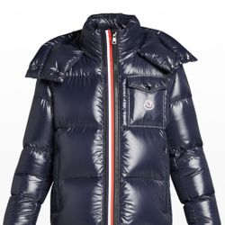 Moncler Men’s Montbeliard Shiny Nylon Jacket