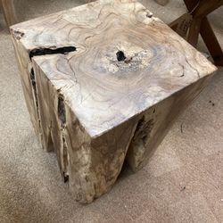 Teak Cube Seat Set (3pc)