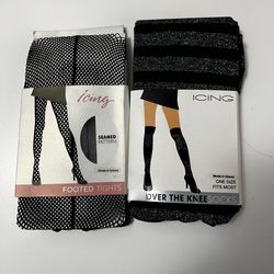 Icing Over The Knee Socks And Footed Tights