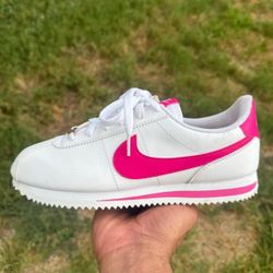 Nike Cortez White Pink Prime Sz7M / 8.5W