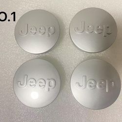 4x Jeep 64mm 2.5" Black Wheel Center Cover Caps Grand Cherokee Wrangler Compass