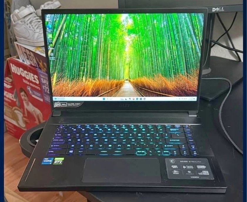 Gaming Laptop MSI STEALTH GS66 240Hz QHD Core I7-11800H 1TB SSD 32GB RAM RTX 3080 16Gb Vram Open To Trades