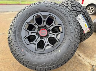 FREE DELIVERY NEW 17" Wheels FITS TRD PRO BLACK 6x5.5 4runner Tacoma Tundra Falken 265/70R17